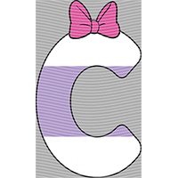 Cartoon letters-CL 126